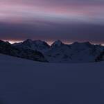 Morgengrauen in der Bernina Gruppe
