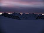 Morgengrauen in der Bernina Gruppe