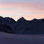 Rauchfahne am Piz Bernina